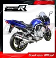 ауспух заглушител DOMINATOR хомологиран кръгъл подходящо за мотоциклет Yamaha FZS FAZER 1000 2001 - 2005 3