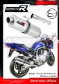 ауспух заглушител DOMINATOR хомологиран овален подходящо за мотоциклет Yamaha FZS FAZER 1000 2001 - 2005