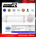 ауспух заглушител DOMINATOR хомологиран овален подходящо за мотоциклет Yamaha YZF 1000 R Thunderace 1996 - 2003 2