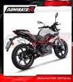 пълна изпускателна система със заглушител DOMINATOR Full System HP3 черен подходящо за мотоциклет Benelli BN 125 2018 - 2023 3