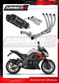 пълна изпускателна система със заглушител DOMINATOR Full System HP1 черен подходящо за мотоциклет Kawasaki Z1000 2010 - 2013