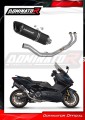 пълна изпускателна система със заглушител DOMINATOR Full System HP6 черен подходящо за мотоциклет Yamaha XP 560 T-MAX 2020 - 2024