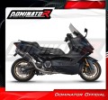пълна изпускателна система със заглушител DOMINATOR Full System HP6 черен подходящо за мотоциклет Yamaha XP 560 T-MAX 2020 - 2024 4