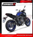 пълна изпускателна система със заглушител DOMINATOR Full System титанов HP8 подходящо за мотоциклет Yamaha MT 07 TRACER 2016 - 2019 3