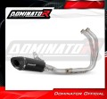 пълна изпускателна система със заглушител DOMINATOR Full System HP8 черен подходящо за мотоциклет Yamaha MT 07 TRACER 2016 - 2019 2