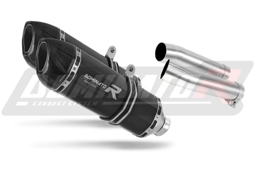 ауспух заглушител DOMINATOR HP1 черен подходящо за мотоциклет Aprilia RSV 1000 R 2004 - 2009 2