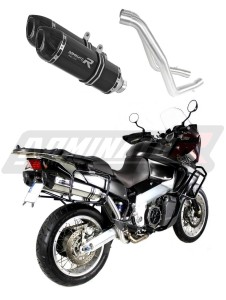 Aprilia ETV 1000 Caponord 2001 - 2004 ауспух Гърне HP1 BLACK + dB killer medium