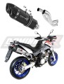 ауспух заглушител DOMINATOR HP1 черен подходящо за мотоциклет Aprilia Pegaso 650 Strada 2007 - 2010 3