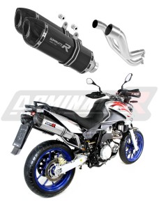Aprilia Pegaso 650 Strada 2007 - 2010 ауспух Гърне HP1 BLACK + dB killer medium