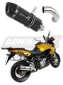 ауспух заглушител DOMINATOR HP1 черен подходящо за мотоциклет Aprilia ETV 1200 Caponord 2013 - 2016 3