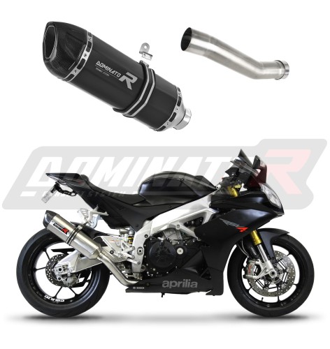 ауспух заглушител DOMINATOR HP1 черен подходящо за мотоциклет Aprilia RSV 4 R APRC Factory 2011 - 2015 3