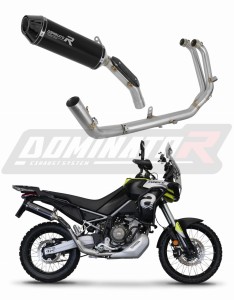 Aprilia Tuareg 660 2021 - 2023 Цяла система Колектор Ауспух HP3 BLACK + dB killer medium