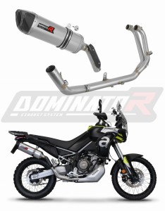 Aprilia Tuareg 660 2021 - 2023 Пълна система Колектор ауспух Заглушител HP6 + dB killer medium