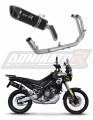 Aprilia Tuareg 660 2021 - 2022 АУСПУХ Колектор Колекторни тръби Цяла изпускателна система Заглушител Спортен ауспух HP6 BLACK Dominator Изпускателна с