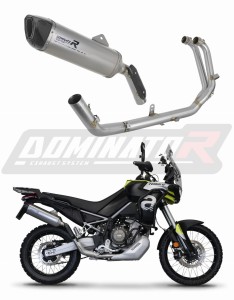 Aprilia Tuareg 660 2021 - 2023 Цяла изпускателна система ауспух Титаниев заглушител HP6 + dB killer medium