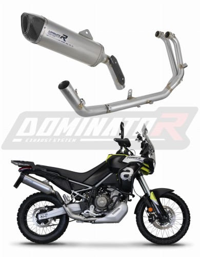 Aprilia Tuareg 660 2021 - 2022 ИЗПУСКАТЕЛНА СИСТЕМА Колектор Цяла система Ауспух Спортен ауспух Заглушител HP6 Титаниева изпускателна система Dominato