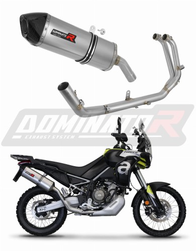 Aprilia Tuareg 660 2021 - 2022 АУСПУХ Колектор Колекторни тръби Пълна система Заглушител Спортен ауспух Заглушител Изпускателна система HP7 Dominator 