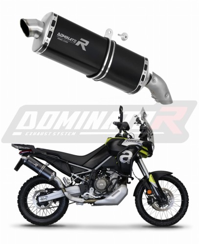 ауспух заглушител DOMINATOR P7 черен подходящо за мотоциклет Aprilia Tuareg 660 2021 - 2023 6