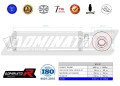 ауспух заглушител DOMINATOR кръгъл подходящо за мотоциклет Triumph SPEED TRIPLE 1050 2005 - 2010 2