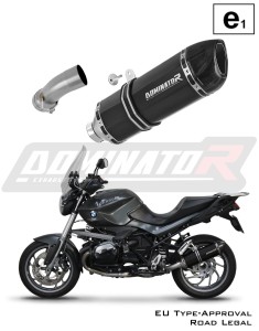 BMW R1200R 2010 - 2014 Хомологирана изпускателна система Заглушител HP1 BLACK