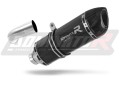 ауспух заглушител DOMINATOR HP1 черен подходящо за мотоциклет BMW F800S 2006 - 2012 2