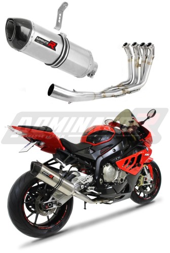 S1000RR ИЗПУСКАТЕЛНА СИСТЕМА ЦЯЛОСТНА СИСТЕМА Ауспух BMW Гърне Спортен Ауспух Заглушител Карбонов Накрайник HP1 2009 - 2011 Dominator x