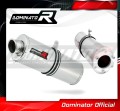 ауспух заглушител DOMINATOR овален подходящо за мотоциклет Kawasaki ZRX 1200 R 2001 - 2007