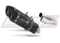 ауспух заглушител DOMINATOR HP1 черен подходящо за мотоциклет Ducati MONSTER 695 2006 - 2008 2