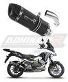 Honda VFR 800 X Crossrunner 2015 - 2021 АУСПУХ Гърне Спортен ауспух Заглушител HP1 BLACK DOMINATOR x