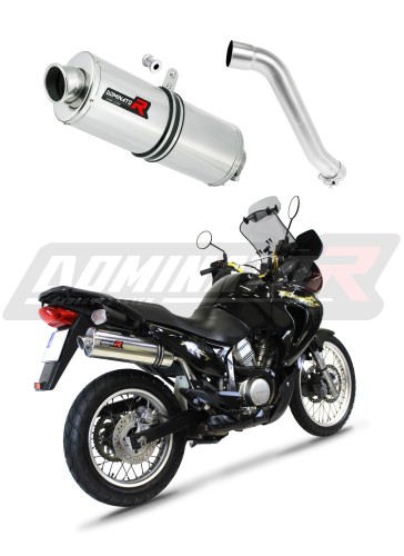 ауспух заглушител DOMINATOR овален подходящо за мотоциклет Honda XL 650 V TRANSALP 2001 - 2007 6