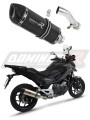 ауспух заглушител DOMINATOR HP1 черен подходящо за мотоциклет Honda NC 700 / 750 S 2012 - 2020 3
