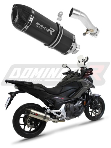 ауспух заглушител DOMINATOR HP1 черен подходящо за мотоциклет Honda NC 700 / 750 S 2012 - 2020 3