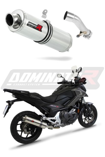 ауспух заглушител DOMINATOR кръгъл подходящо за мотоциклет Honda NC 700 / 750 S 2012 - 2020 6