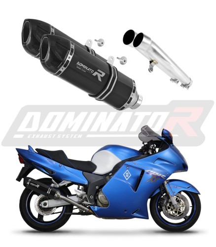 ауспух заглушител DOMINATOR HP1 черен подходящо за мотоциклет Honda CBR 1100 XX 1996 - 2006 6