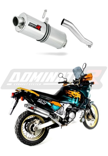 ауспух заглушител DOMINATOR овален подходящо за мотоциклет Honda XRV 750 AFRICA TWIN RD07 1993 - 1995 5