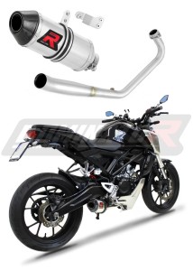 Honda CB 125 R 2018 - 2020 Цяла система Колектор ауспух Заглушител HP3 + dB killer medium