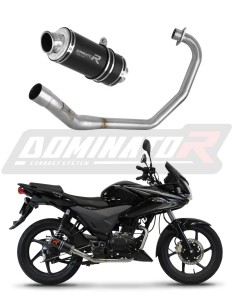 Honda CBF 125 2009 - 2014 Цялостна система Изпускателен колектор Ауспух Заглушител GP1 BLACK + dB killer medium