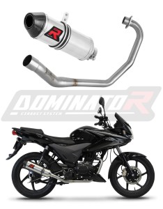 Honda CBF 125 2009 - 2014 Цяла система Колектор изпускател Заглушител HP3 + dB killer medium
