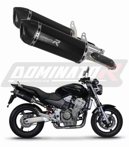 ауспух заглушител DOMINATOR HP1 черен подходящо за мотоциклет Honda CB 900F HORNET 2002 - 2007 6
