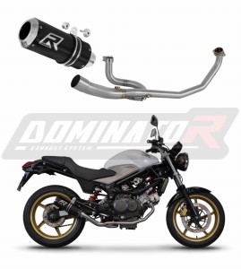 Honda VTR 250 2009 - 2015 Пълна система Изпускателен колектор Заглушител GP BLACK + dB killer