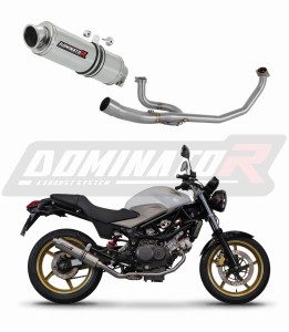 Honda VTR 250 2009 - 2015 Цяла система Колектор ауспух Заглушител GP1 + dB killer