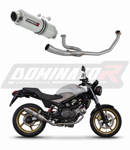 Honda VTR 250 2009 - 2015 Мотоциклетна изпускателна система Dominator Цяла система Колектор Заглушител Ауспух GP1 x