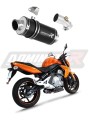 ауспух заглушител DOMINATOR GP1 черен подходящо за мотоциклет Kawasaki ER - 6 N / F 650 2006 - 20
