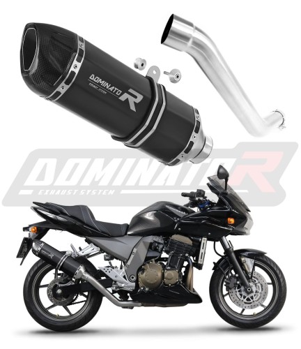 ауспух заглушител DOMINATOR HP1 черен подходящо за мотоциклет Kawasaki Z750 2004 - 2006 6