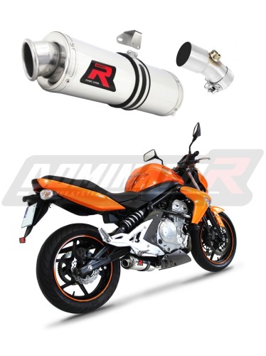 ауспух заглушител DOMINATOR овален подходящо за мотоциклет Kawasaki ER - 6 N / F 650 2009 - 2011 6