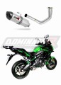 650 VERSYS АУСПУХ Kawasaki Гърне Ауспух Спортен ауспух Заглушител Изпускателна система Ауспуси Накрайник от карбон HP1 2015 - 2018 Dominator x