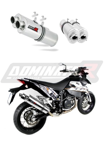 ауспух заглушител DOMINATOR овален подходящо за мотоциклет KTM 950 SM Supermoto R 2006 - 2008 3