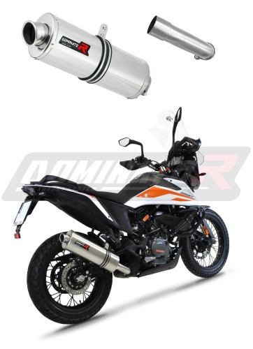 ауспух заглушител DOMINATOR овален подходящо за мотоциклет KTM 390 Adventure 2020 - 2023 6