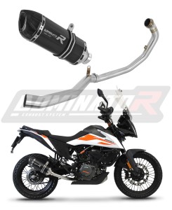 KTM 390 Adventure 2020 - 2024 Пълна система Изпускателен колектор Заглушител HP1 BLACK + dB killer medium