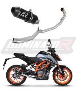 KTM 390 Duke 2021 - 2023 Пълна система Колектор ауспух Глушител HP3 BLACK + dB killer medium